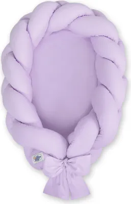 Produktbild von 2-in-1 geflochtener Babykokon - lila