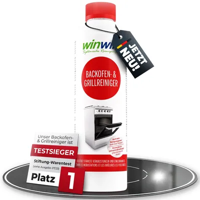 Produktbild von winwinCLEAN® Backofenreiniger & Grillreiniger [Sieger Stiftung Warentest] EXTRA STARKER Intensivreiniger & Fettlöser für hartnäckige Ablagerungen