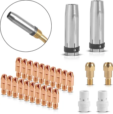Produktbild von STAHLWERK MIG MAG Verschleißteile Set 26tlg AK36 MB36 Schweißbrennerzubehör