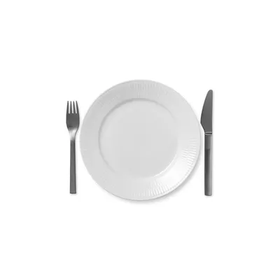 Produktbild von White Fluted plate 22cm