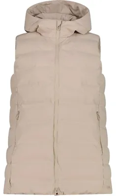 Produktbild von CMP Damen Sportjacke Padded Padded Vest FIX Hood Beige 48