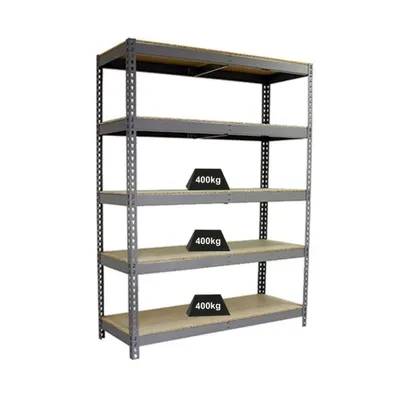 Produktbild von PROREGAL Schwerlastregal BIG WOOD YETI FIVE | HxBxT 200x180x45cm | Fachlast 400kg | Verzinkt