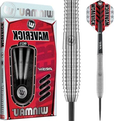Obrázek produktu pro Profesionální sada šipek z wolframu o hmotnosti 21–25 g s letkami a dříky typu Steeltip