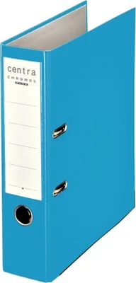 Produktbild von Ordner Chromos A4 80mm PP-kaschiert hellblau Packung mit 20 Stück