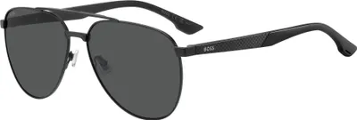 Produktbild von Boss BOSS 1914/S MATTE BLACK/GREY 61/15/150 Herrenbrillen Sonnenbrillen