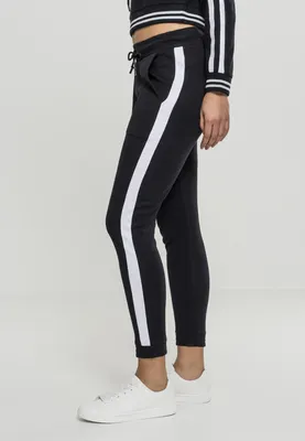 Zdjęcie produktu dla Urban Classics Ladies - Spodnie dresowe do biegania INTERLOCK czarne