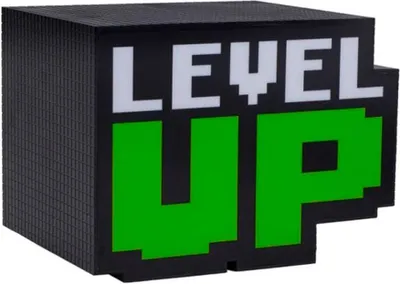 Immagine prodotto di Paladone Level Up PP8588 - Luce di livello con suono retrò per giochi, a batteria, multicolore
