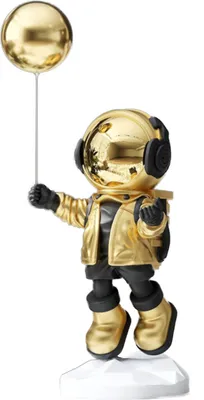 Produktbild von Kosmonaut Raumfahrer Taikonaut Weltraumfahrer Spaceman Rocketman  Weltall Mond Rakete Statue Figur staue für wohnzimmerfigur deko dekofiguren dekofigu