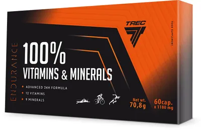 Produktbild von Trec Nutrition 100% Vitamin and Minerals 60caps