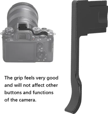 Imagen del producto de Empuñadura para cámara de aluminio, diseño ergonómico, compatible con RICOH GR3