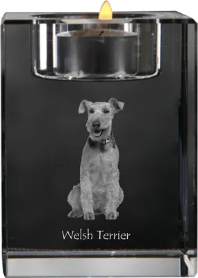 Zdjęcie produktu dla Art-Dog Świecznik na tealight – Terier walijski