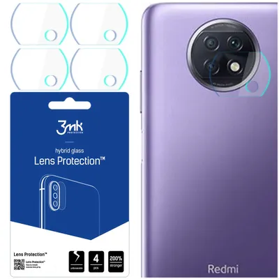 Produktbild von Hybrid Kamera Glas (4 Stück) 3MK FlexibleGlass Objektiv für Xiaomi Redmi Note 9T 5G