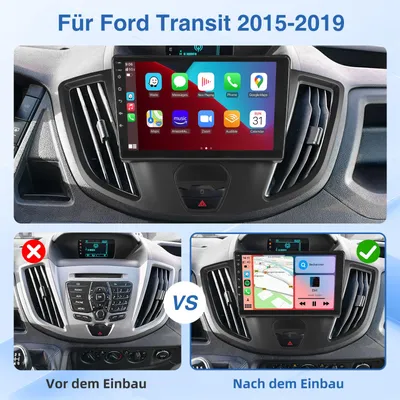 Obrázok produktu pre Autorádio 9 palcov, dvojitý DIN – 32 GB pamäte – dotykový displej – Bluetooth