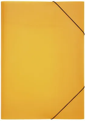 Image de PAGNA Gummizugmappe A4 PP 3 Einschlagklappen gelb