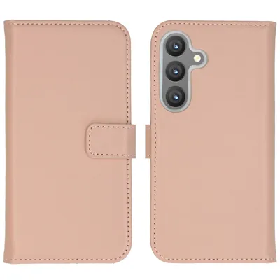 Produktbild von Selencia Echtleder Klapphülle Samsung Galaxy S24 - Dusty Pink