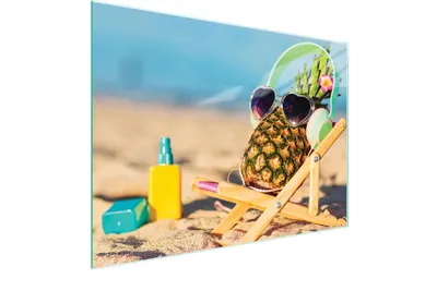 Produktbild von Glasschneidebrett 40x30 Ananas