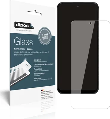 Produktbild von 2x Schutzfolie für Motorola Moto G71 - Anti-Shock 9H Folie dipos Glass Kunststoffglas