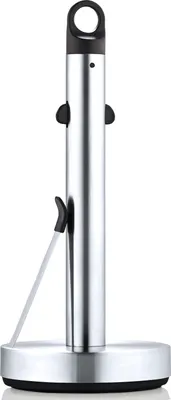 Immagine prodotto di Blomus Loop Küchenrollenhalter, Rollenhalter, Folienspender, Edelstahl Matt, Ø 15 cm, 63651