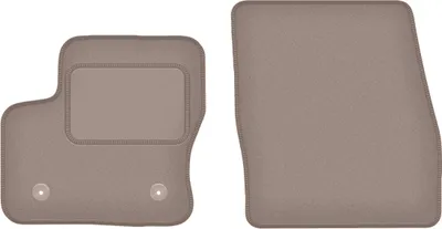 Immagine prodotto di Tappetini auto in velluto per furgone Ford Transit Connect (2013-2017) - tappetini anteriori LUX beige (2 pezzi)
