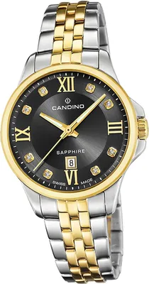 Image de Candino Acier inoxydable Femme Montre analogique élégante Montre-bracelet argent or Elegance D2UC4767/5