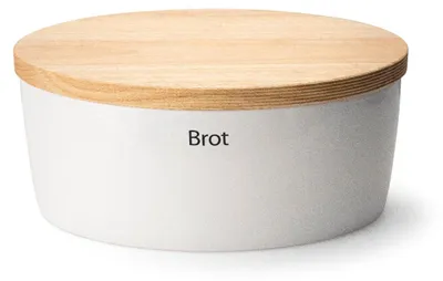 Produktbild von Continenta Keramik Brottopf weiß 36x23x15,5 cm
