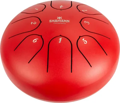 Obrázek produktu pro Shamann 6" 8 Notes C5 Major Red Tongue Drum