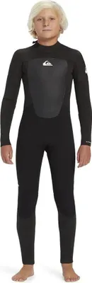 Produktbild von Quiksilver 4/3 Mm Pro Junior Neoprenanzug Mit Langen Ärmeln Und Reißverschluss Am Rücken Schwarz 8 Years Junge Schwarz 8 Years