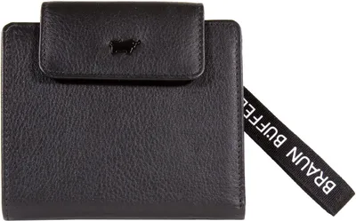 Produktbild von Braun Büffel Leder Geldbörse Capri Wallet 4CS Black schwarz
