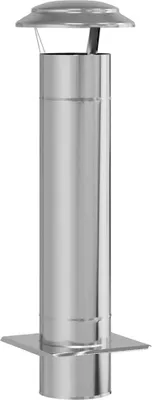 Produktbild von vidaXL Kaminverlängerung Silber 25 x 25 x 82 cm Edelstahl