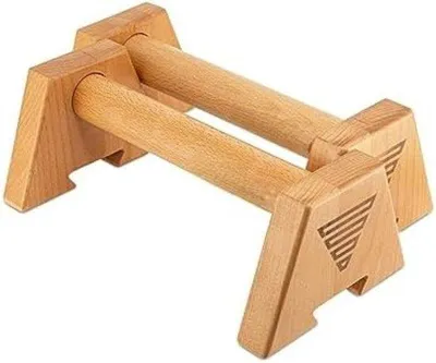 Produktbild von Famanu Parallettes - Holz Push Up Bar