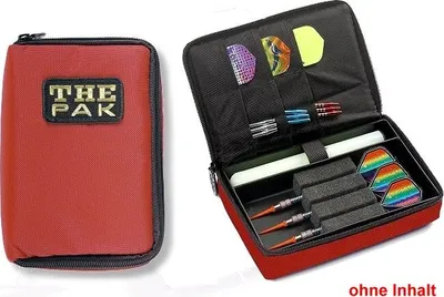 Image de The PAK - Étui aux Flèchettes Pour 1 Jusqu'À 2 Monté Sets Rouge Dartcase
