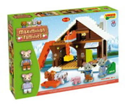 Produktbild von Unico Plus stavebnice Maximilian Families Farma u myšek kompatibilní 93 dílů