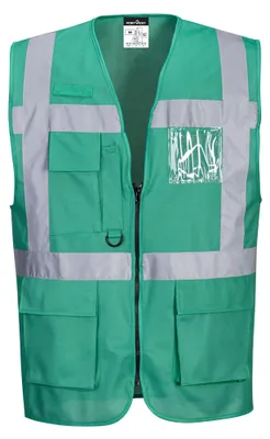 Zdjęcie produktu dla Portwest F476 Iona Executive Vest Bottle Green Rozmiar L