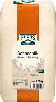 Produktbild von Fuchs Professional Schaschlik Gewürzzubereitung Großgebinde 1000g