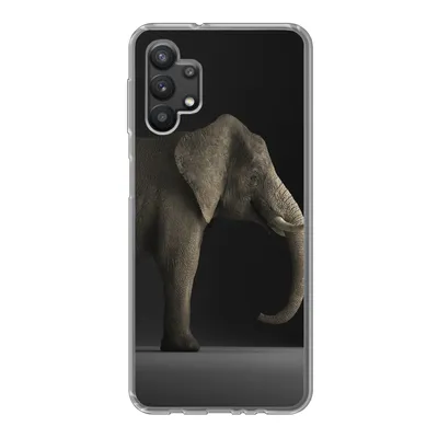 Produktbild von MuchoWow® Handyhülle Schutzhülle Hülle für Samsung Galaxy A32 5G Elefant - Tiere - Licht Silikon Softcase Handy Hülle - Softcase