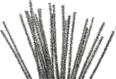 Produktbild von Creativ Company 51635, Handwerk-Rohrreiniger, Silber, 24 Stück(e), 300 mm, 6 mm