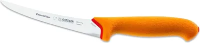 Produktbild von Giesser Messer Ausbeinmesser Fleischmesser PrimeLine Klinge gebogen Griff geschlossen - 15 cm, Flexibel, Gelb
