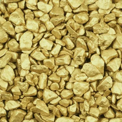 Produktbild von DEKOSTEINE metallic 9-13mm. 1kg. GELBGOLD