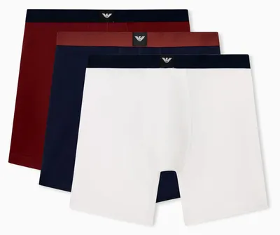 Produktbild von Emporio Armani Men's Essential LOGOLABEL 3-Pack Boxer White S
