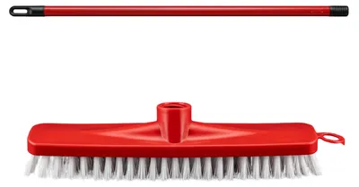 Obrázek produktu pro Škrabka + násada, cca 1,20 m, červená