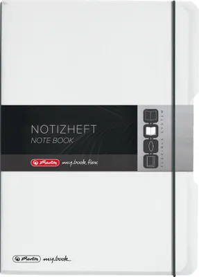 Produktbild von Herlitz my.book flex, Transparent, A4, 40 Blätter, 80 g/m², Kariertes Papier