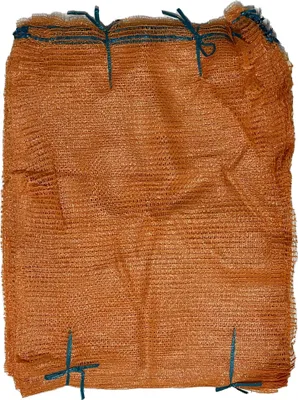 Zdjęcie produktu dla Worki z siatki, worki na ziemniaki, worki na drewno, worki siatkowe 25 kg, wymiary 50 x 80 cm, do przechowywania owoców, drewna i warzyw, 50 sztuk