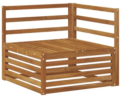 Obrázok produktu pre vidaXL Vonkajšia rohová pohovka z masívneho dreva akácie prírodná farba 83 x 83 x 73 cm