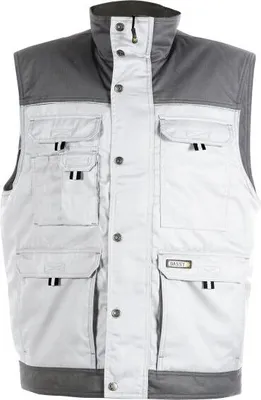 Produktbild von Dassy Winterweste HULST Weste Gr. 4XL weiß/grau