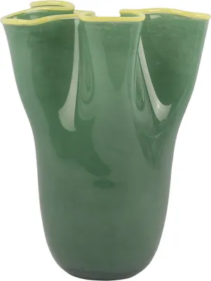 Image de Vase en verre RUFFLES, 31,5 cm