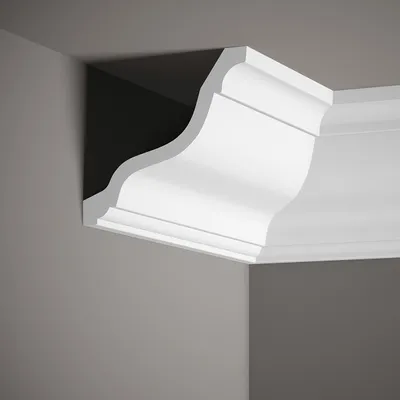 Produktbild von Mardom Deckenleiste MDB214 Profoam 146 x 145 x 2000 mm Weiß Stuckleiste Elegant