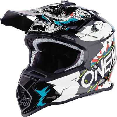 Produktbild von Oneal 2Series Villain Jugend Motocross Helm (White,L (53/54))