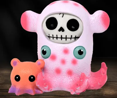 Produktbild von Furrybones "Dumbie" - Dekofigur Totenkopf Gothic Fantasy