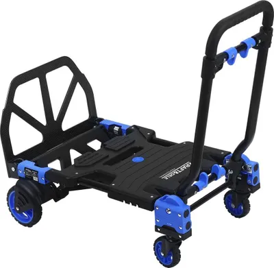 Image de chariot de transport et de stockage pliable 2 en 1 150kg KD3094