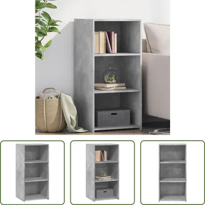 Produktbild von The Living Store Sideboard Betongrau 45x41x93 cm Holzwerkstoff